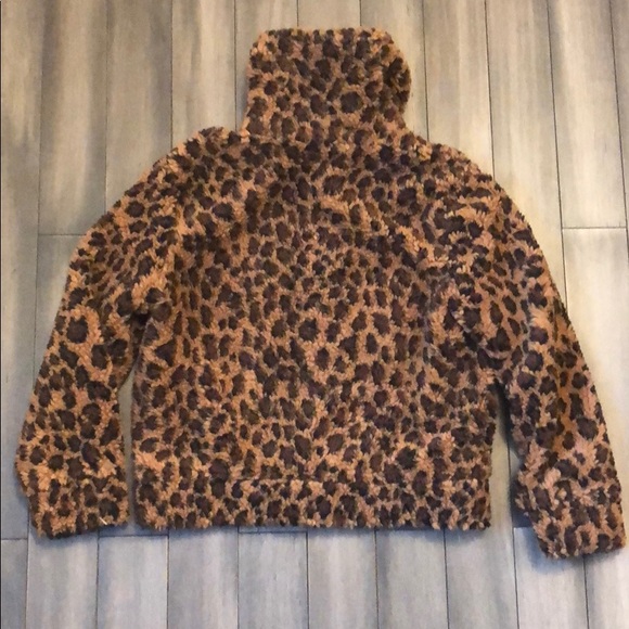NWT BB Dakota Cheetah print faux shearling Coat - Picture 10 of 14